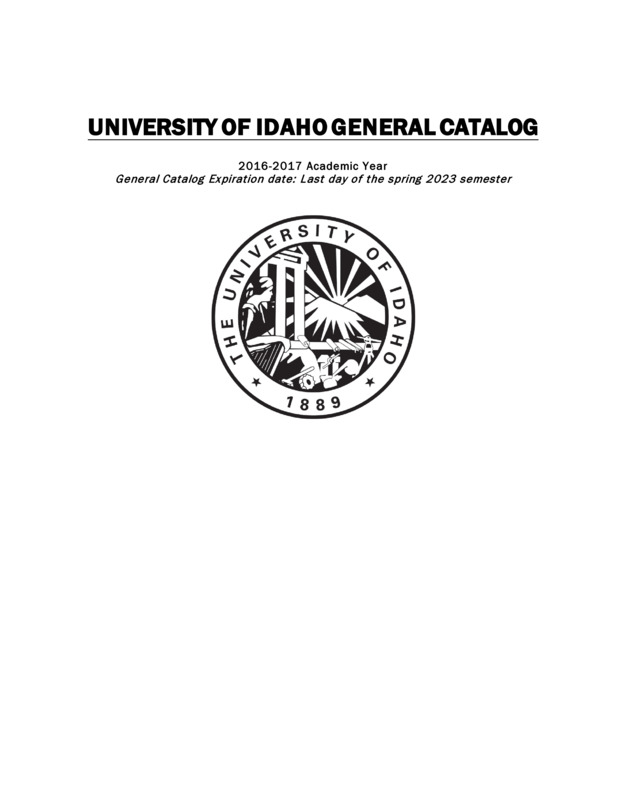 Course catalog document