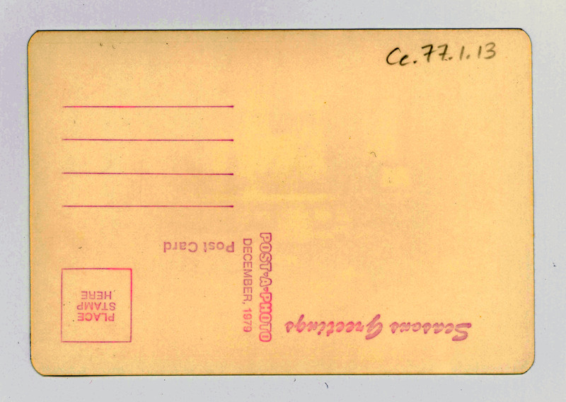 The back of a blank "Post-A-Photo" postcard.