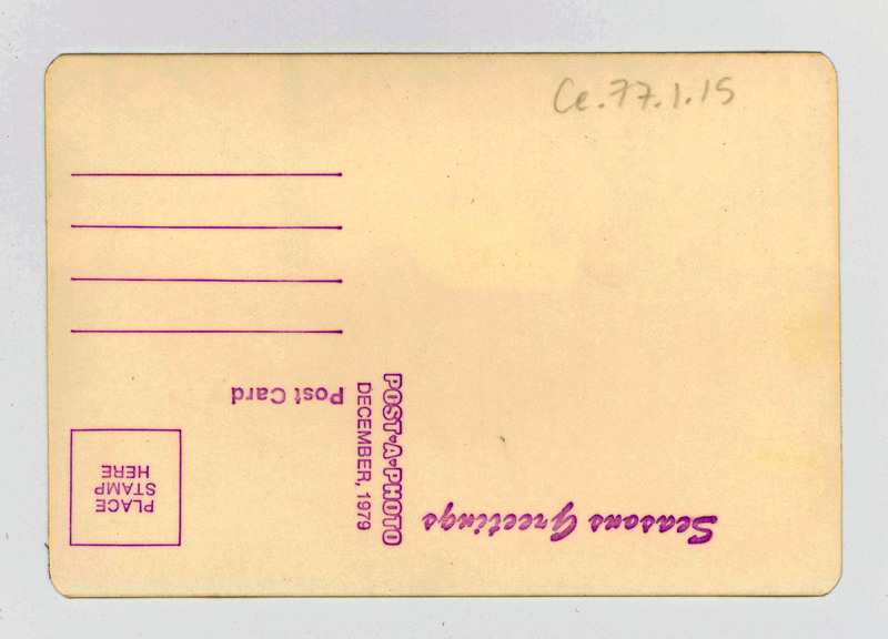 The back of a blank "Post-A-Photo" postcard.