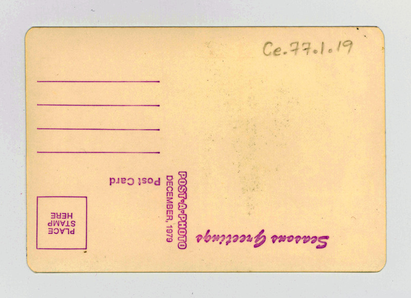 The back of a blank "Post-A-Photo" postcard.