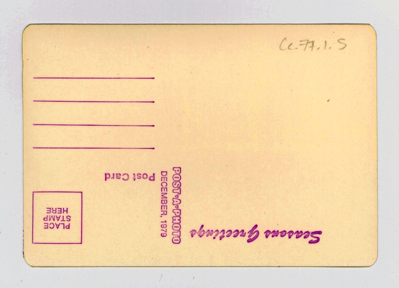 The back of a blank "Post-A-Photo" postcard.