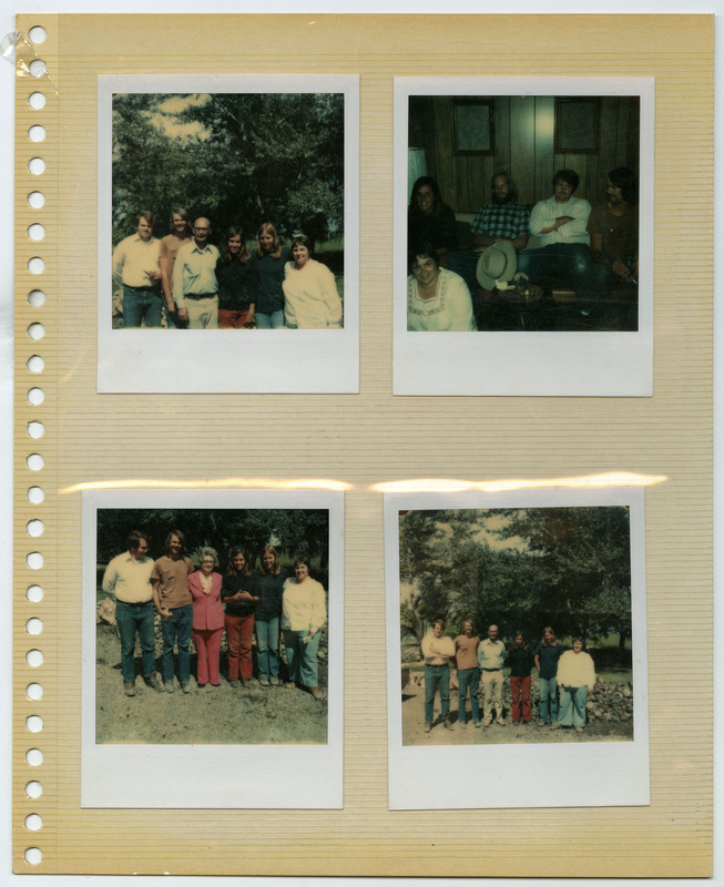 Image of Donald "Don" E. Crabtree with a group of students. Image of Donald "Don" E. Crabtree's students in his home. Image of Evelyn Crabtree with a group of Donald "Don" E. Crabtree's students. Image of Donald "Don" E. Crabtree with a group of students.