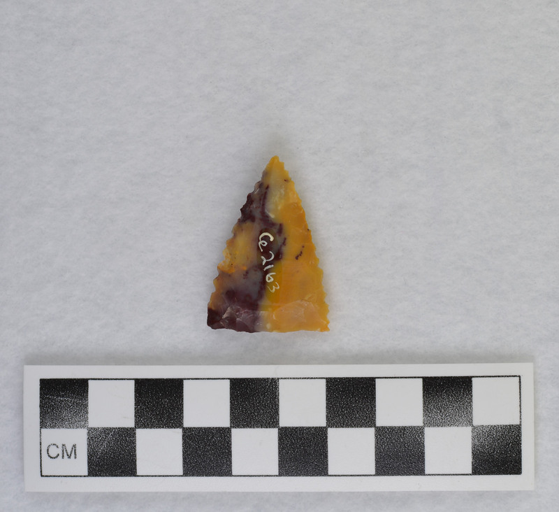 Originally two points were assigned this number, one was changed to Ce.10115. Not by Crabtree, possibly by Jacques Tixier. Material looks like it's from Magnev Desert, Algeria. (GT)