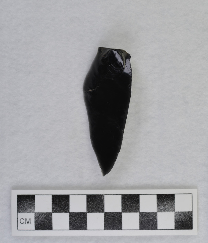 Mousterian, Mixed in with blades of another core. (DHC)