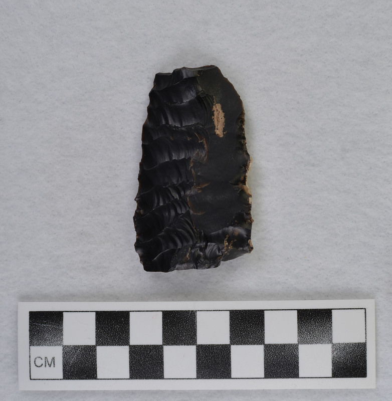 Shows difference of surfaces after heat treatment