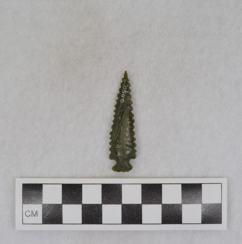 Corner notched, serrated. Brace Flat - Owyhee County, Idaho