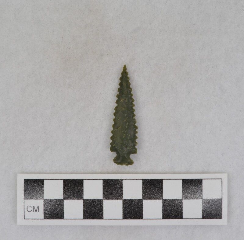 Corner notched, serrated. Brace Flat - Owyhee County, Idaho