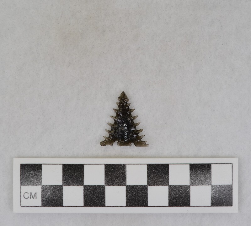 An obsidian eccentric created by Donald E. Crabtree.