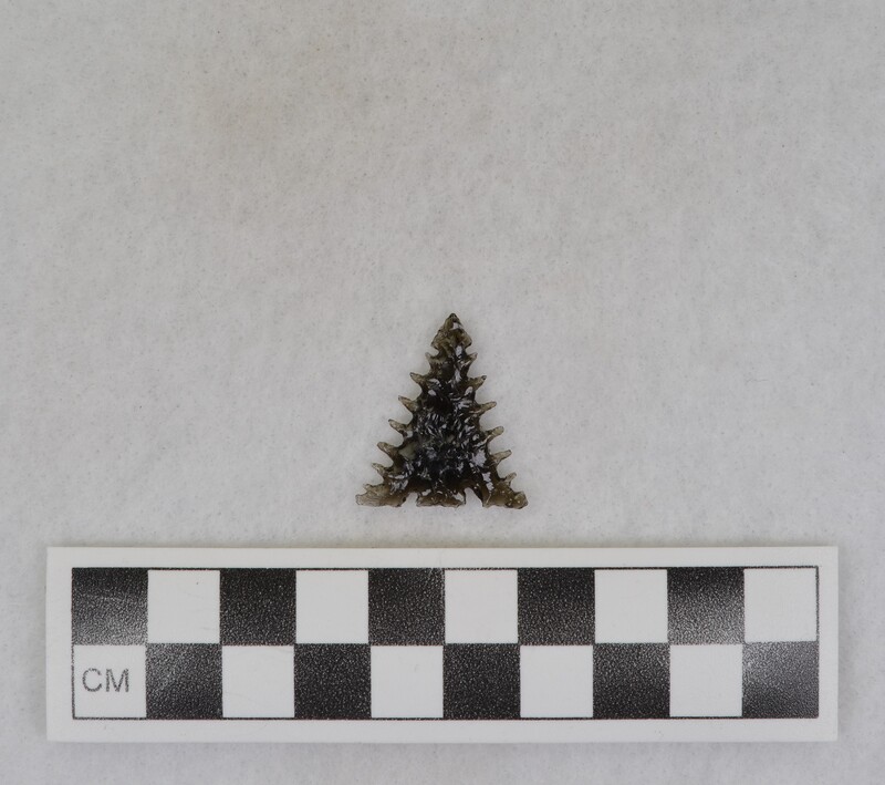 An obsidian eccentric created by Donald E. Crabtree.