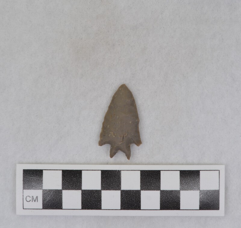 Corner notched, bifurcated base