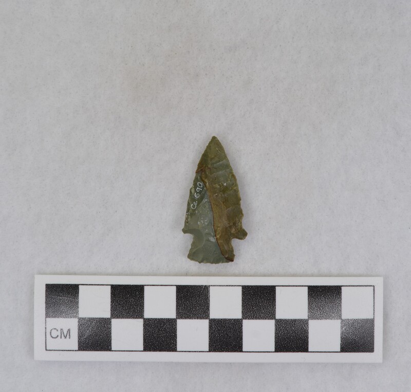 Corner notched, stemmed