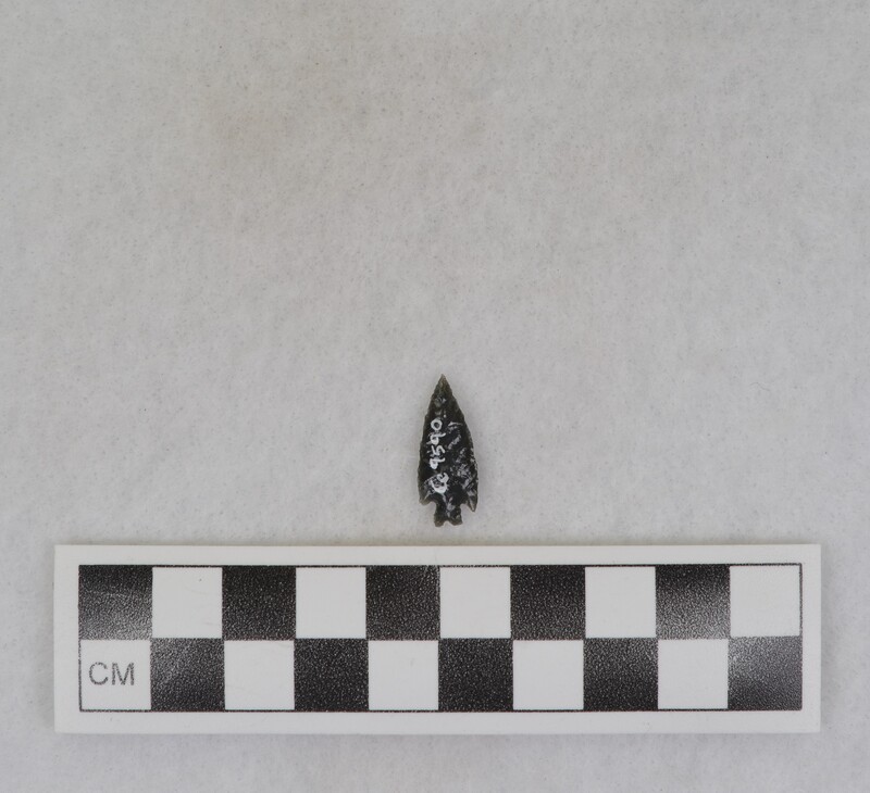 Small, corner notched, Titmus flaking