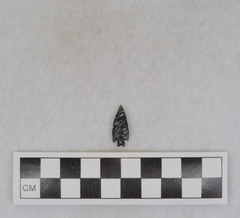 Small, corner notched, Titmus flaking