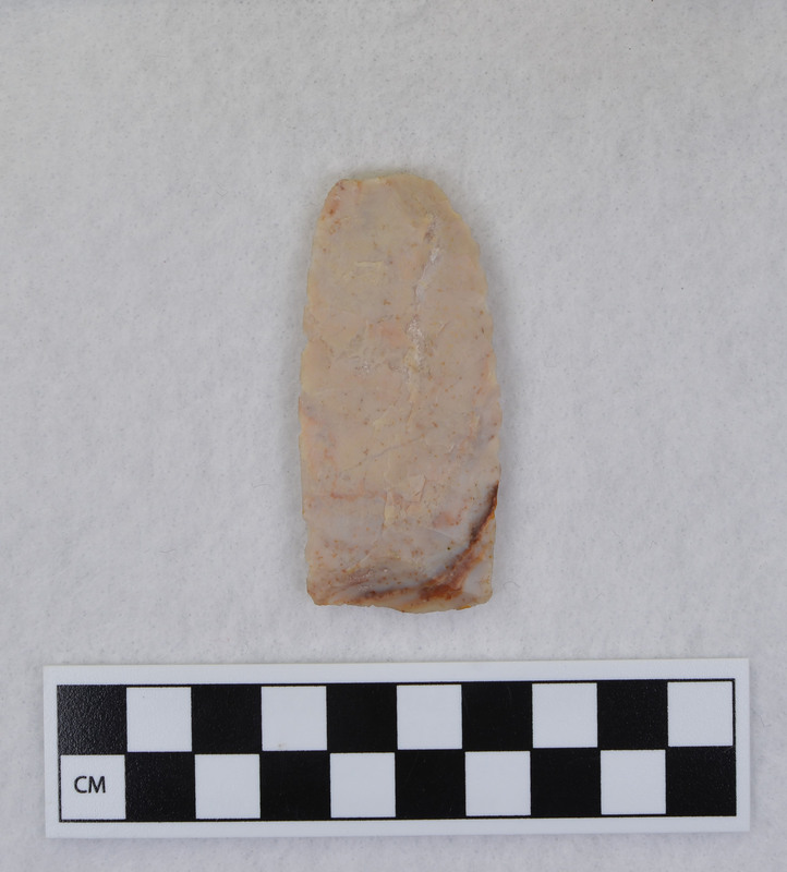 A preform made by Donald E. Crabtree using collateral flaking.