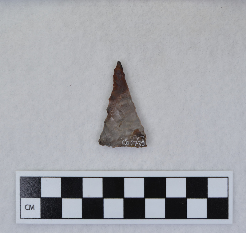 Chevron flaking, heat treated (?)