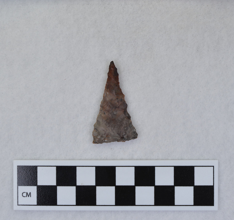 Chevron flaking, heat treated (?)