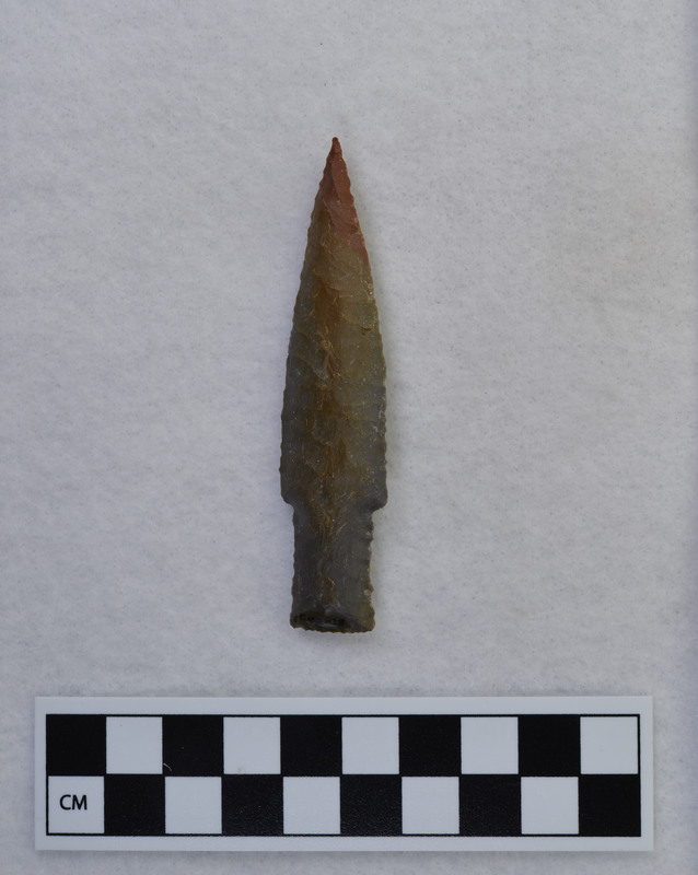 Stemmed, parallel flaked to midline