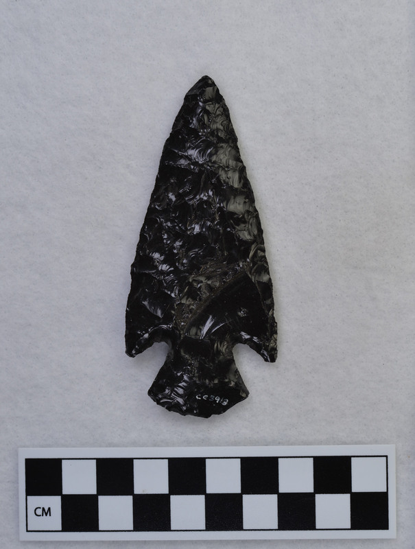 Serrated, triangular