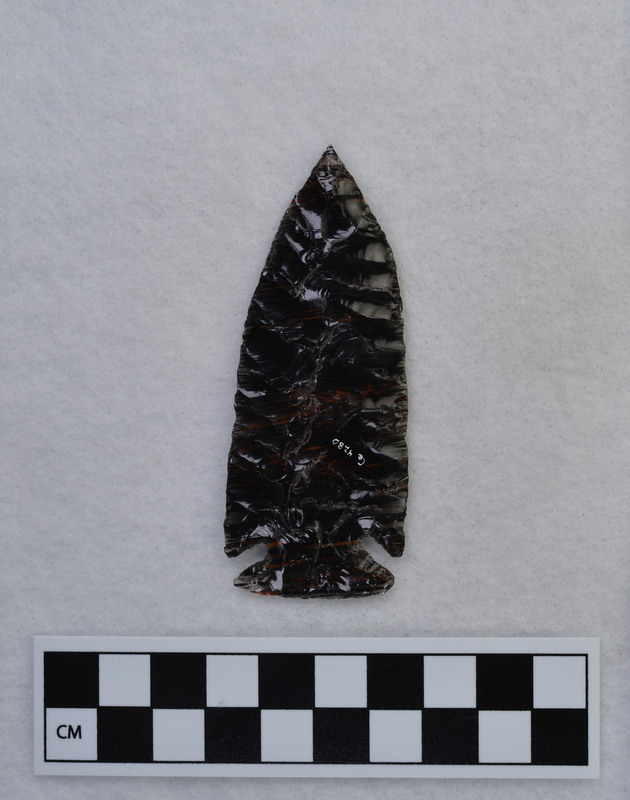 Large, corner notched