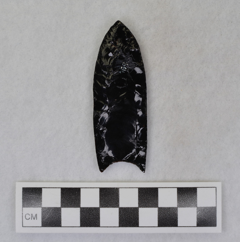 Clovis, ground full length of both margins