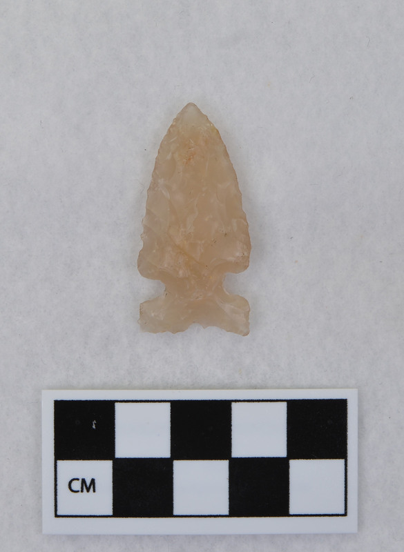 Heat treated, side and basal notched