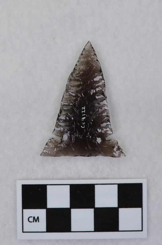 Side notched, Titmus tech. and collateral flaking