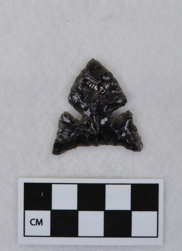 Side notched, indented base