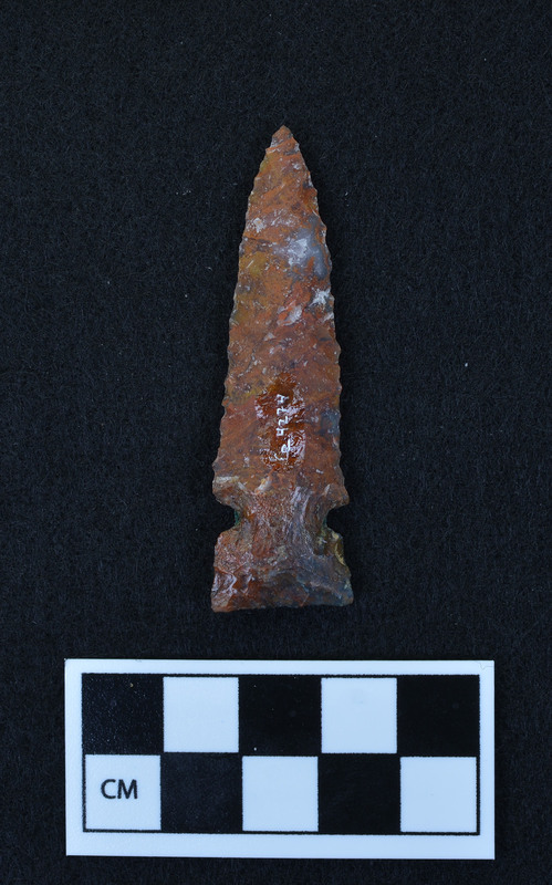 Possibly heat treated, side notched