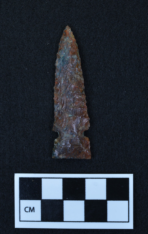 Possibly heat treated, side notched