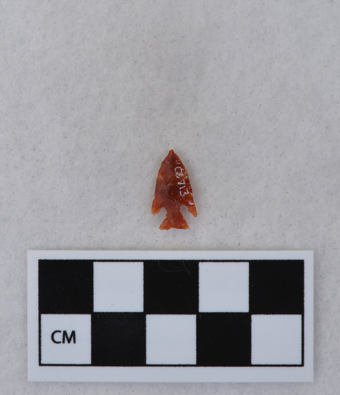 Small, corner notched