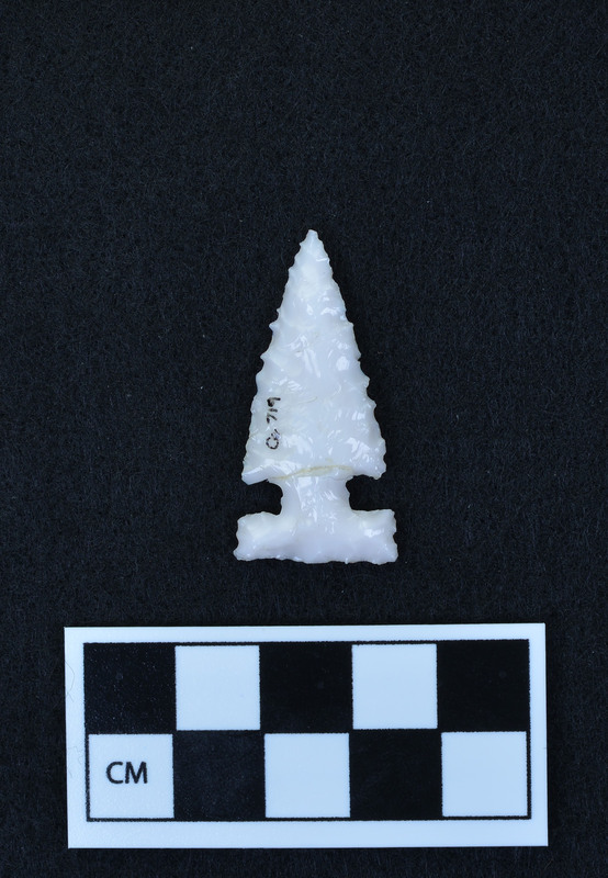 Side notched, broken/glued