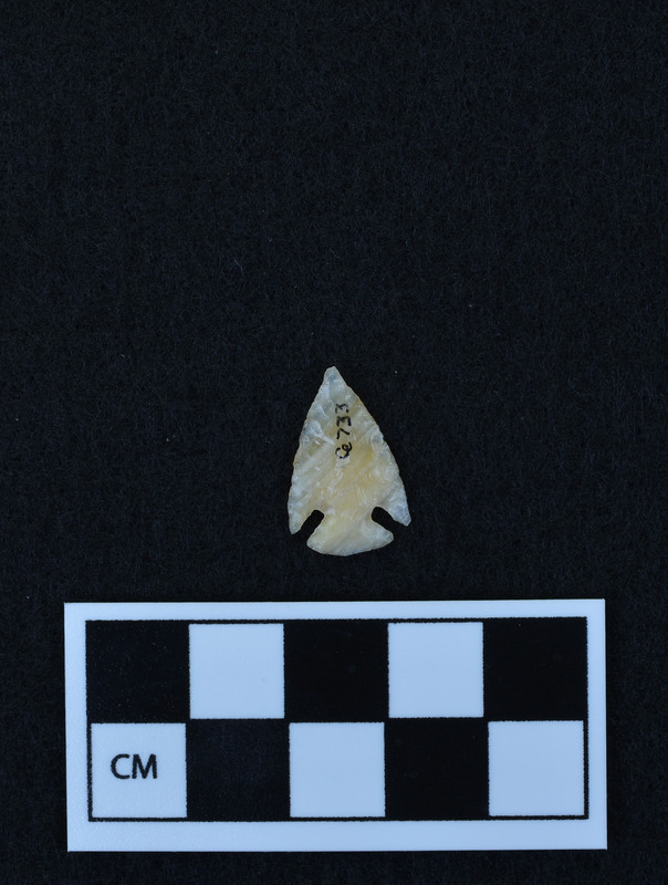 Small, corner notched