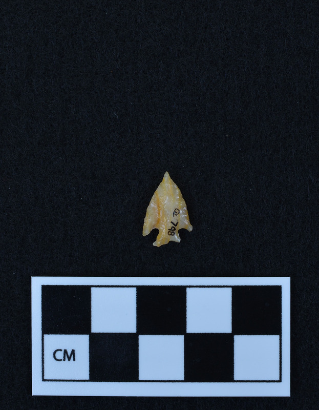 Notes indicate that this object was made by Donald E. Crabtree very early in his experiments, around 1930-1935.