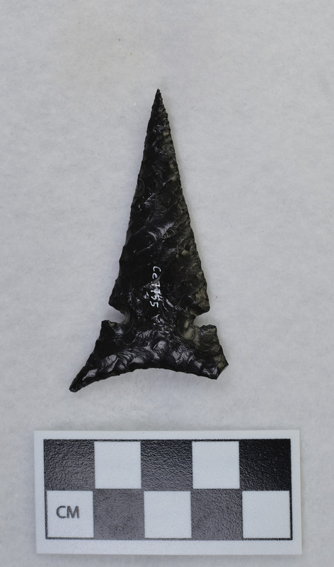 Side notched, tang broken