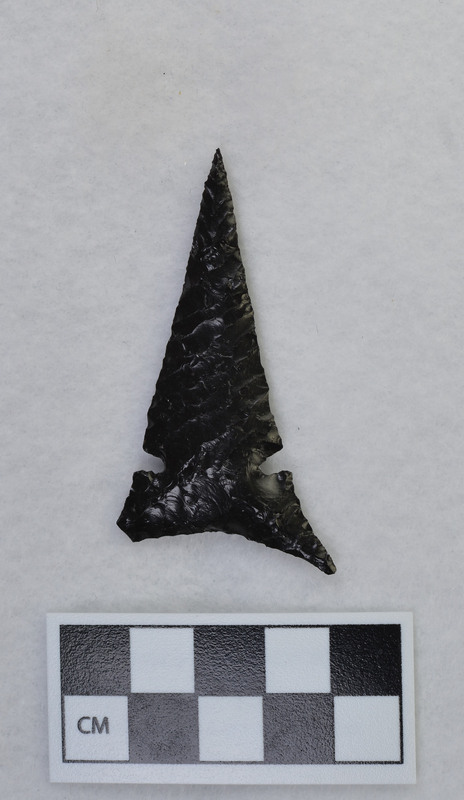 Side notched, tang broken