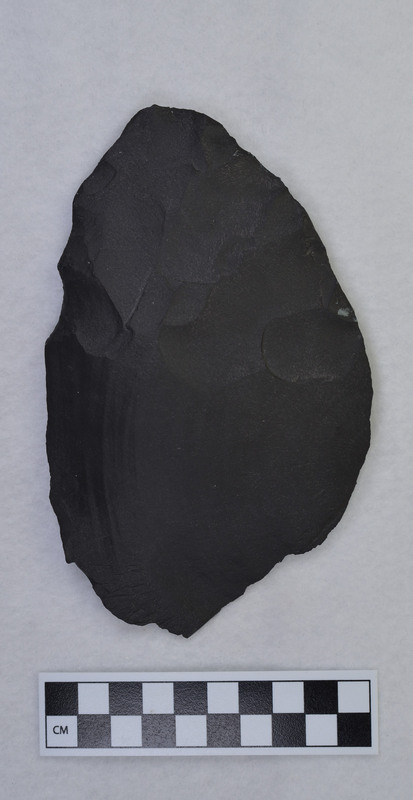 With several percussion flakes removed