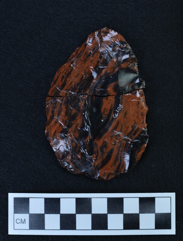 Photo shows the crossmended artifact that is made up of Ce.107 and Ce.108