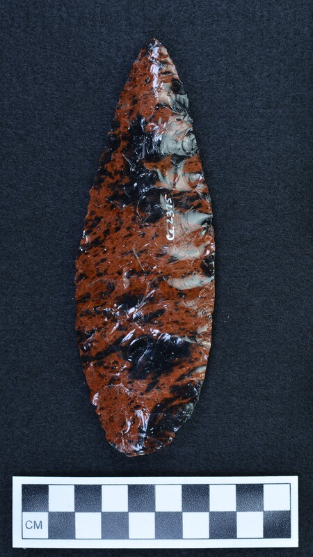 Collateral pressure flaking