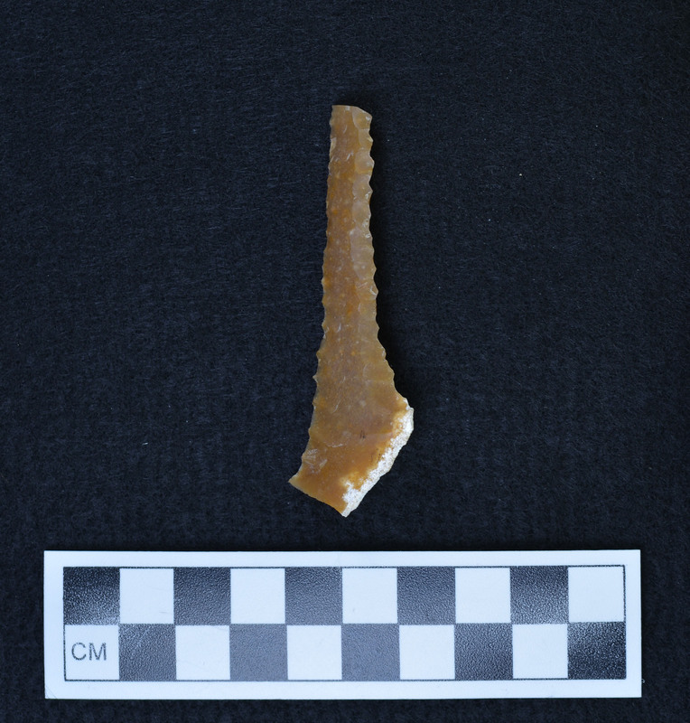 Stitching - alternate/opposite pressure flaking