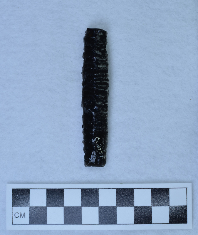 Eden, collateral flaking to midsection, Tip missing. (GT)