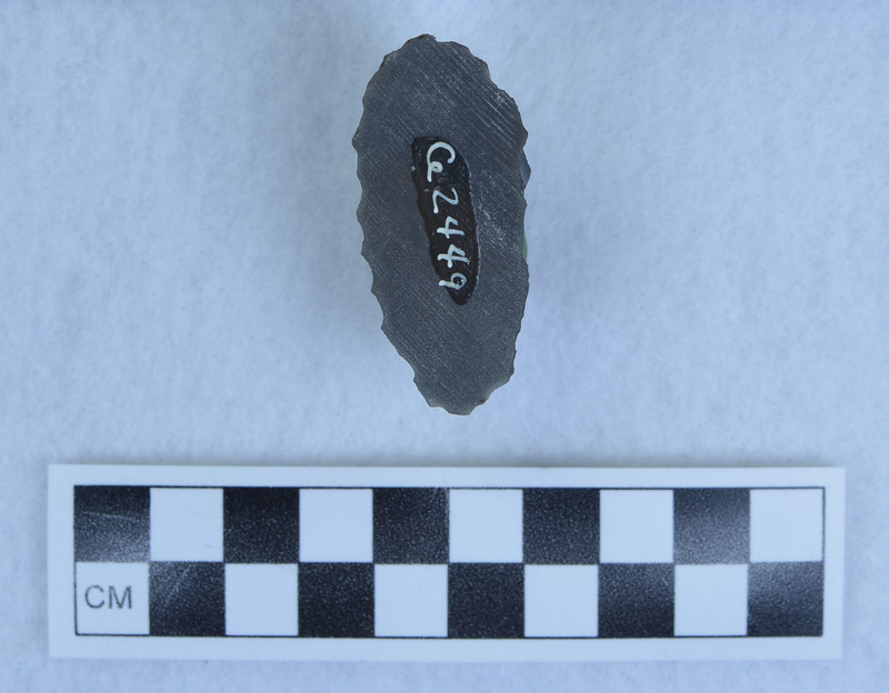 Technique used on steep-end scrapers