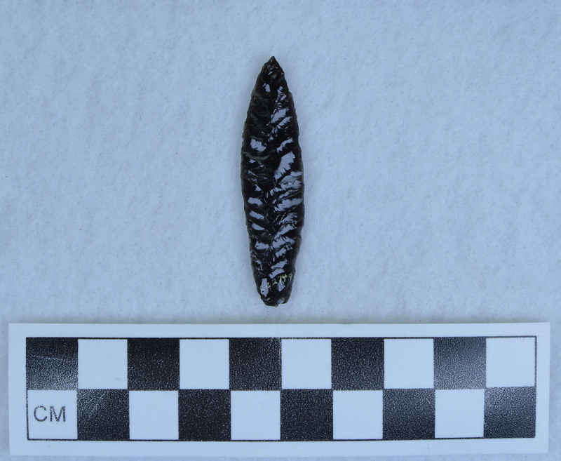 Parallel oblique chevron flaking