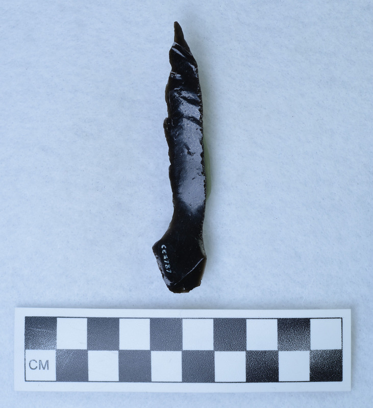 Alternate/opposite flaking on dorsal ridge