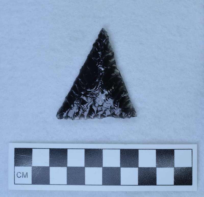 Parallel diagonal flaking, Chevron type