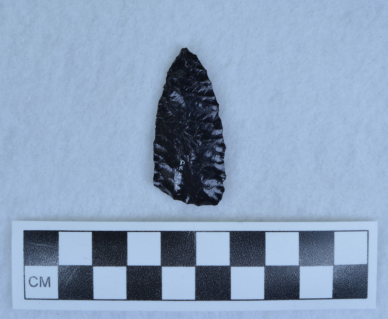 Made on flake, parallel diagonal flaking