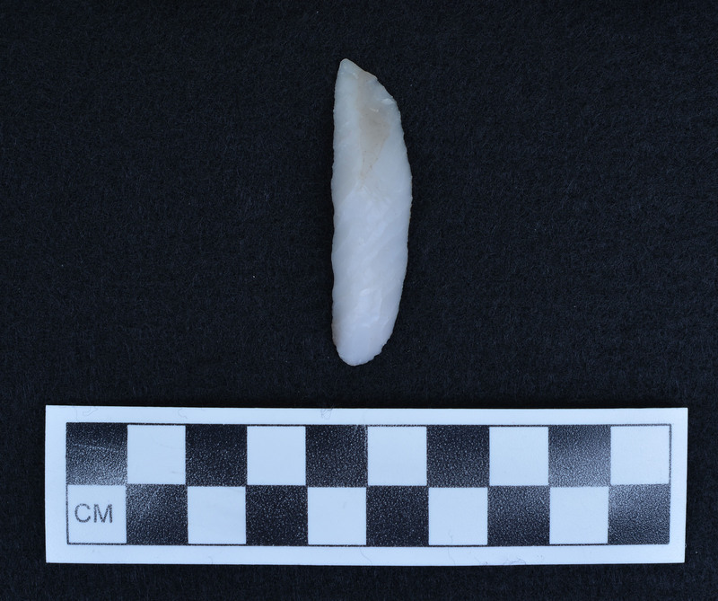 Heat treated, pressure flaked unifacially