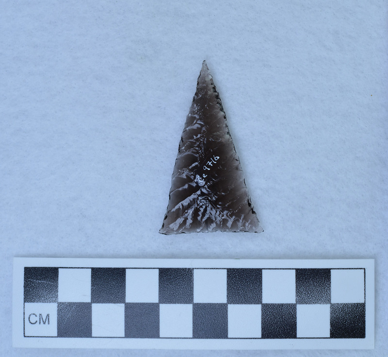 Titmus technique of holding, parallel flaked