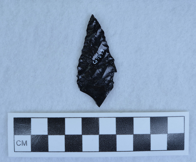 Titmus technique, "Dihedral burin at distal end. (JW) Should be proximal. (DHC)"