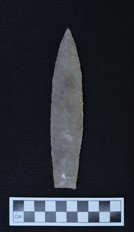 Heat treated, collateral flaking