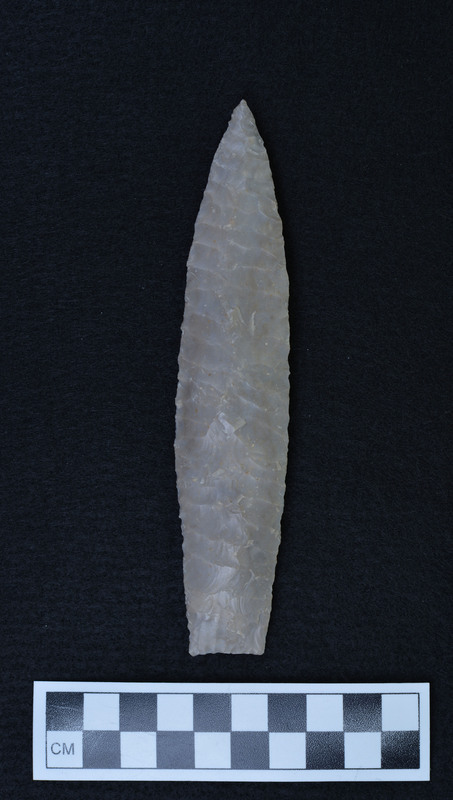 Heat treated, collateral flaking